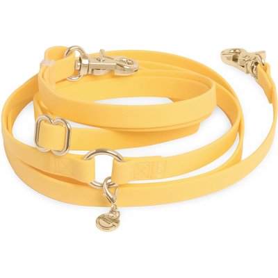 Sunny Tails Sunny Tails 4-in-1 Convertible Hands Free Cloud Dog Leash, 8-ft long, 5/8-in wide, Dandelion Yellow