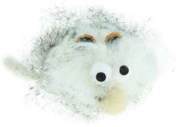 Turbo Random Fun Hairy Monster Cat Toy, White