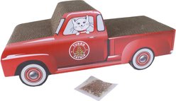 Turbo Truck Cat Scratcher Toy, Red