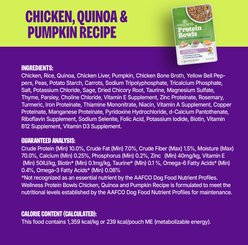 Wellness Protein Bowls Adult Wholesome Grains Chicken, Quinoa & Pumpkin Fresh Alternative Dog Food, 6.2-oz pouch, case of 6 slide 2 of 9