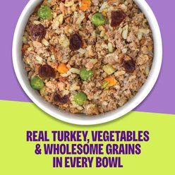 Wellness Protein Bowls Adult Wholesome Grains Turkey, Cranberries & Peas Fresh Alternative Dog Food, 6.2-oz pouch slide 2 of 9