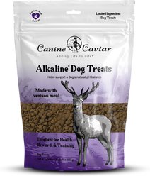 Canine Caviar Omega 3:6:9 Dental Care Venison & Split Pea Alkaline Limited Ingredient Grain-Free Dog Treats, 9-oz bag
