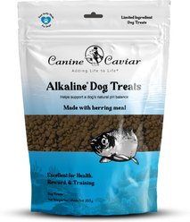 Canine Caviar Omega 3:6:9 Skin & Coat Herring & Split Pea Alkaline Limited Ingredient Grain-Free Dog Treats, 9-oz bag