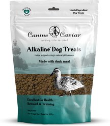 Canine Caviar Omega 3:6:9 Training Duck & Chickpea Alkaline Limited Ingredient Grain-Free Dog Treats, 9-oz bag