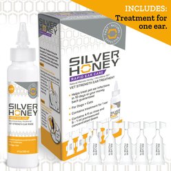 Silver Honey Rapid Ear Care Manuka Honey & MicroSilver BG Vet Strength 10-Day Regimen Dog & Cat 1 Ear Cleaner slide 2 of 8