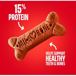Milk-Bone Flavor Snacks Flavored Crunchy Large Dog Treats, 60-oz box