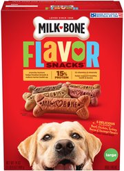 Milk-Bone Flavor Snacks Flavored Crunchy Large Dog Treats, 24-oz box