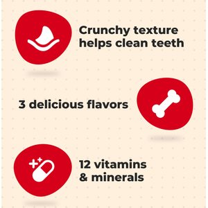 Milk-Bone Flavor Snacks Mini's Flavored Crunchy Dog Treats, 36-oz tub