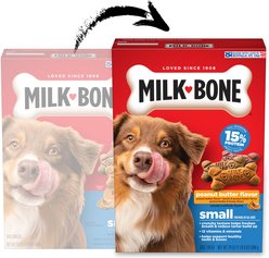 Milk-Bone Peanut Butter Flavor Crunchy Small Dog Treats, 1.5-lb box slide 2 of 8