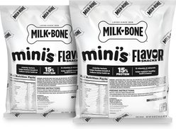 Milk-Bone Flavor Snacks Mini's Flavored Crunchy Dog Treats, 35-oz, case of 2