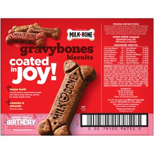 Milk-Bone GravyBones Gravy Coated Biscuit Small Dog Treats, 7-lb box