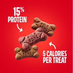 Milk-Bone Mini's Peanut Butter Flavor Crunchy Dog Treats, 15-oz box