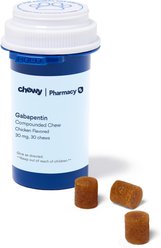 Gabapentin Compounded Chicken Soft Chew, 30 mg, 30 chews for Veterinary use