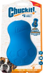 Chuckit! Tumble-Teeze Exercise Dog Chew Toy, Blue, Large