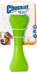 Chuckit! Bonze Crunch Crinkle Dog Chew Toy, Green, Medium