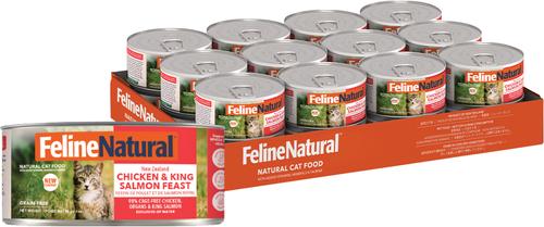 FELINE NATURAL New Zealand Chicken & King Salmon Feast Grain-Free