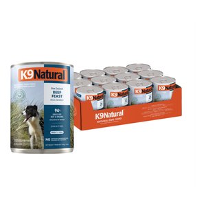 K9 NATURAL New Zealand Beef Feast Grain-Free Freeze-Dried Dog Food
