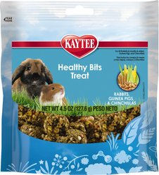 Kaytee Forti-Diet Pro Health Healthy Bits Rabbit, Guinea Pig & Chinchilla Treats, 4.5-oz bag
