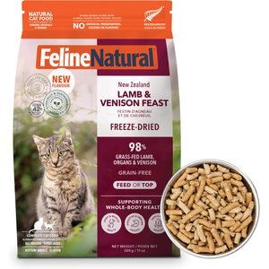 FELINE NATURAL New Zealand Beef & Hoki Feast Grain-Free Freeze
