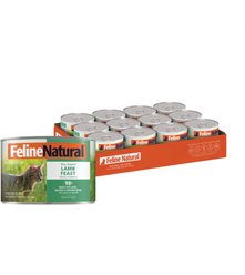 Feline Natural Lamb Feast Grain-Free Canned Cat Food, 6-oz, case of 12