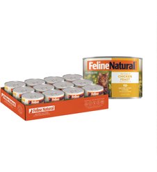 Feline Natural Chicken Feast Grain-Free Canned Cat Food, 6-oz, case of 12