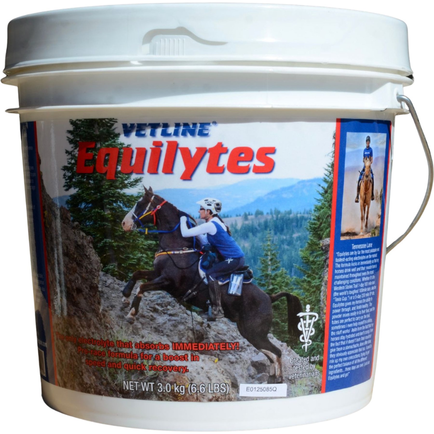 Vetline Equine Equilytes Electrolytes Horse Supplement, 6.6-lb bucket
