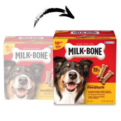 Show full view: Milk-Bone Original Medium Crunchy Dog Treats, 10-lb box slide 3 of 11