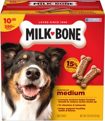 Milk-Bone Original Medium Crunchy Dog Treats, 10-lb box slide 1 of 9