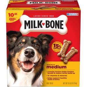 Milk-Bone Original Medium Crunchy Dog Treats, 10-lb box