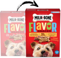Milk-Bone Flavor Snacks Flavored Crunchy Small Dog Treats, 1.5-lb box slide 2 of 8