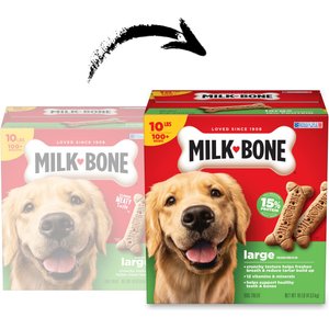 Milk-Bone Original Crunchy Large Dog Treats, 10-lb box