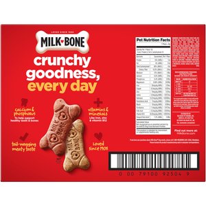 Milk-Bone Flavor Snacks Flavored Crunchy Small Dog Treats, 7-lb box