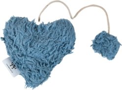 Our Green House Organic Heart Cat Toy, Blue