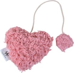 Our Green House Organic Heart Cat Toy, Pink