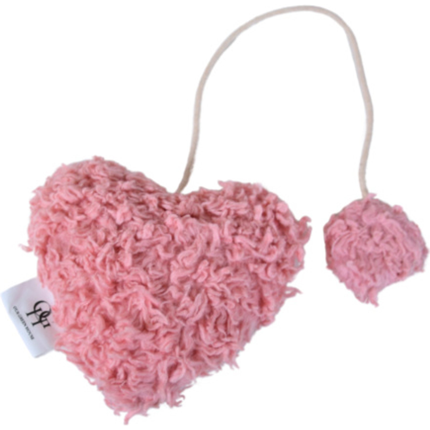 Our Green House Organic Heart Cat Toy, Pink