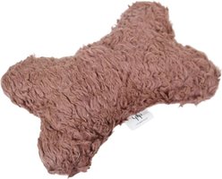Our Green House Organic Sherpa Bone Plush Dog Toy, Brown