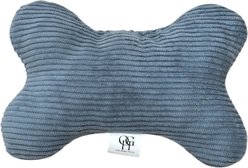 Our Green House Organic Bone Plush Dog Toy, Blue