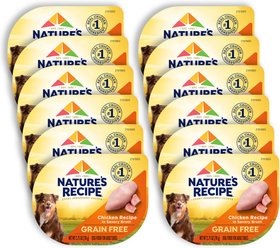 Nature's Recipe Grain-Free Chicken Recipe in Savory Broth Wet Dog Food, 2.75-oz, case of 12