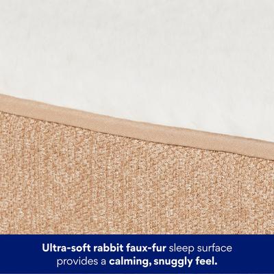 Show full view: Frisco Orthopedic Contour Lounger Dog Bed with Removable Cover, Beige, Large slide 3 of 8