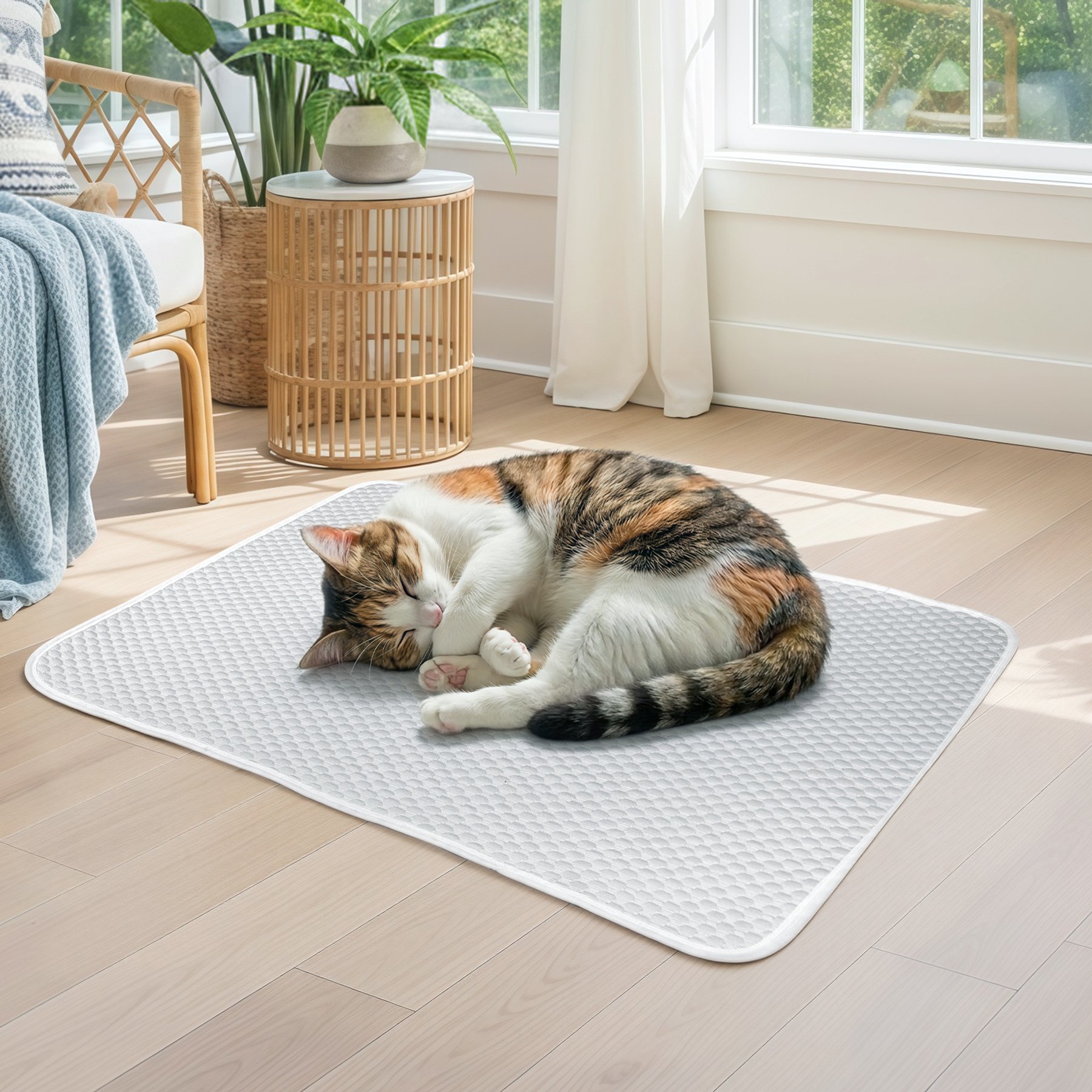 Mora Pets Breathable Cooling Dog & Cat Pad, Grey, Small