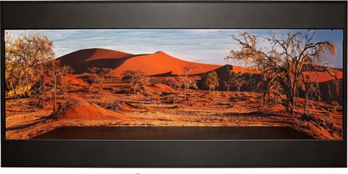 Reptile Kages 422 Premium Desert Print Background PVC Horizontal Reptile Enclosure with Side Vents, Black, 12...