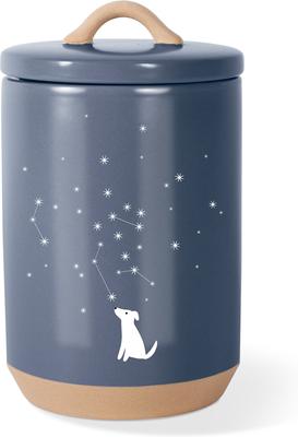 FRINGE STUDIO Celestial Dishwasher Safe Dog Treat Jar, Multicolor