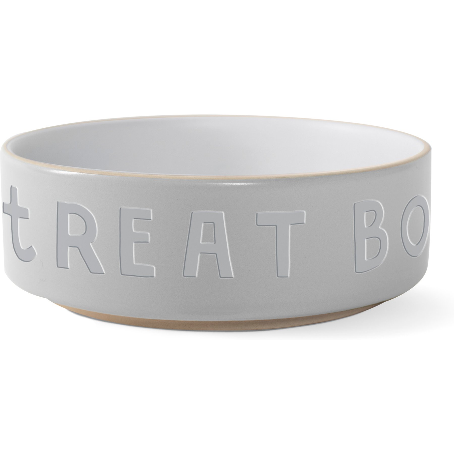 Fringe Studio Treat Words Dishwasher Safe Stone Dog Bowl, Multicolor, Medium