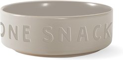 Fringe Studio Treat Words Dishwasher Safe Stone Dog Bowl, Multicolor, Small