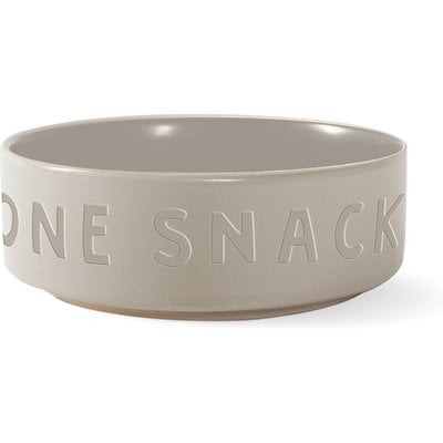 Fringe Studio Fringe Studio Treat Words Dishwasher Safe Stone Dog Bowl, Multicolor, Small