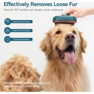 aumuca Self Cleaning Slicker Brush, Green