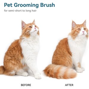 aumuca Self Cleaning Slicker Brush, Green