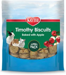 Kaytee Baked Apple Timothy Biscuit Small Animal Treats, 10-oz bag