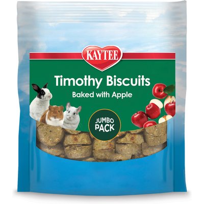 Kaytee Kaytee Baked Apple Timothy Biscuit Small Animal Treats, 10-oz bag