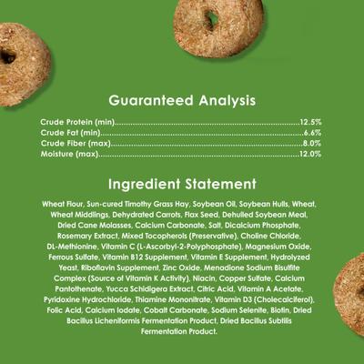 Show full view: Kaytee Baked Carrot Timothy Biscuit Small Animal Treats, 4-oz bag slide 7 of 8